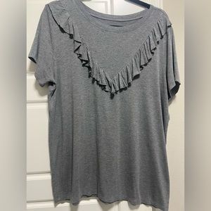Torrid Super Soft Knits Grey Top Size 1